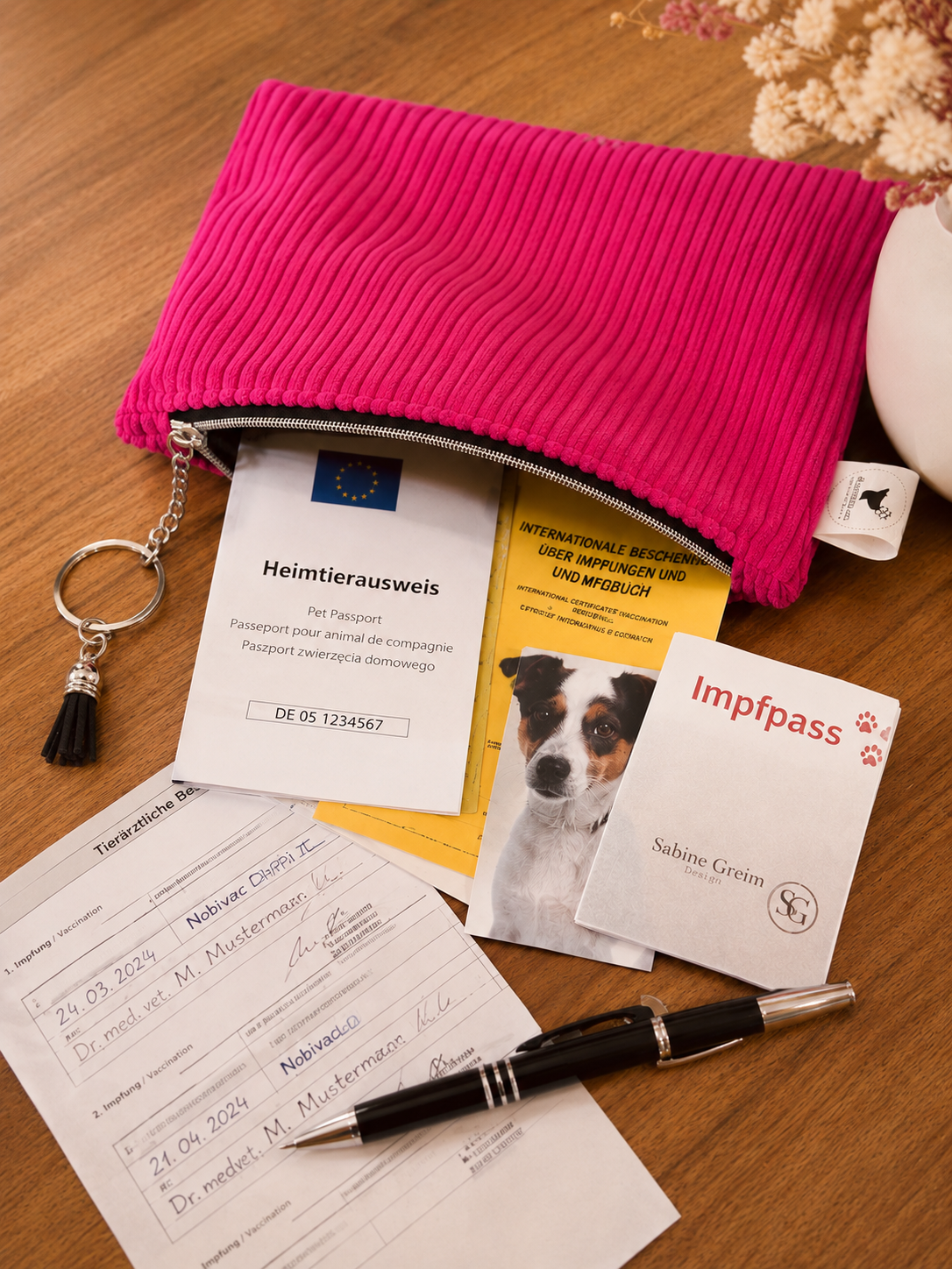 Hundegluex Dokumentenmappe – Für die wichtigen Papiere deines Hundes