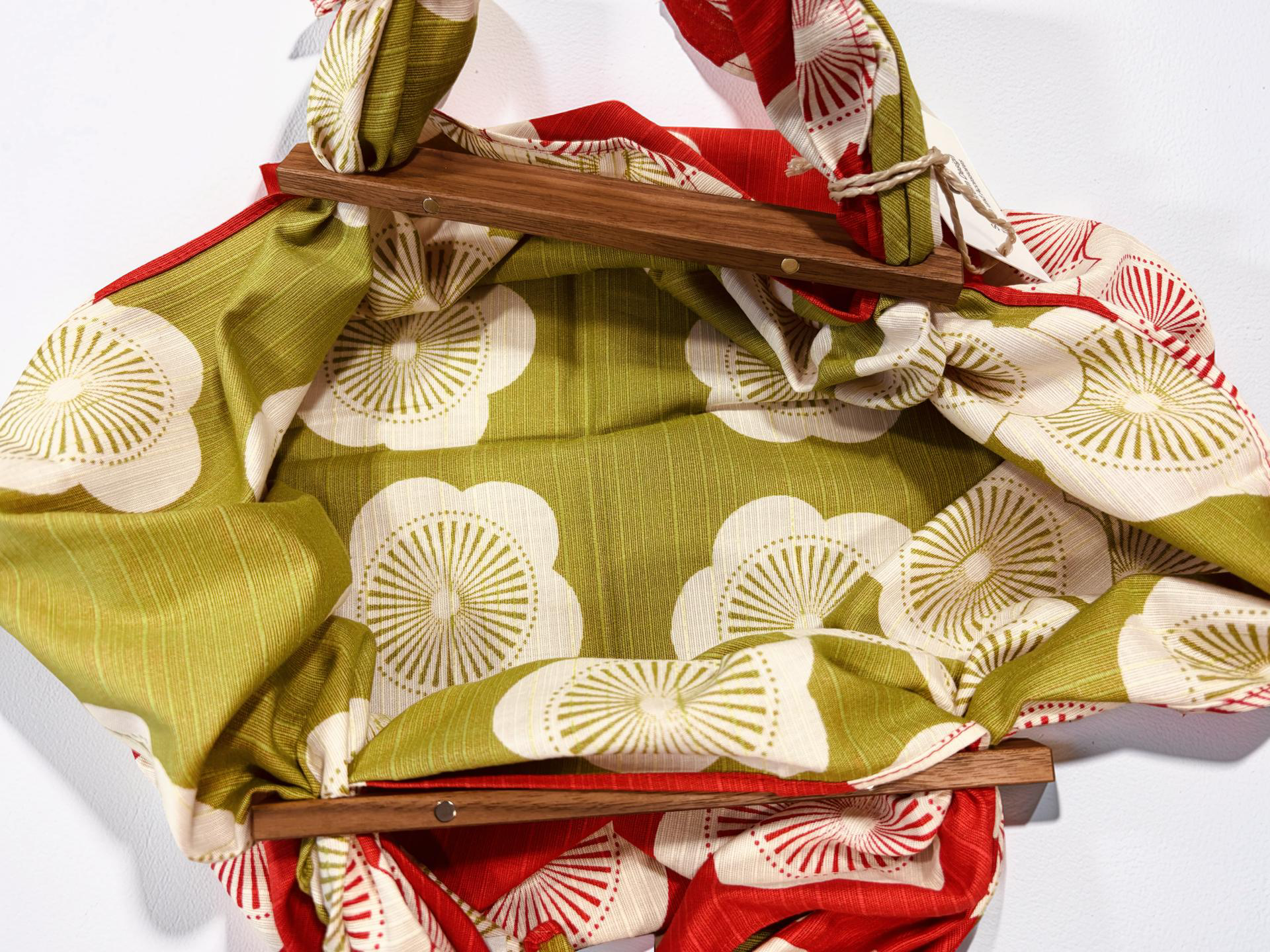 FUROSHIKI BLOSSOM: Japanische Wendetasche mit Bambus-Griff | Nachhaltig & Vielseitig