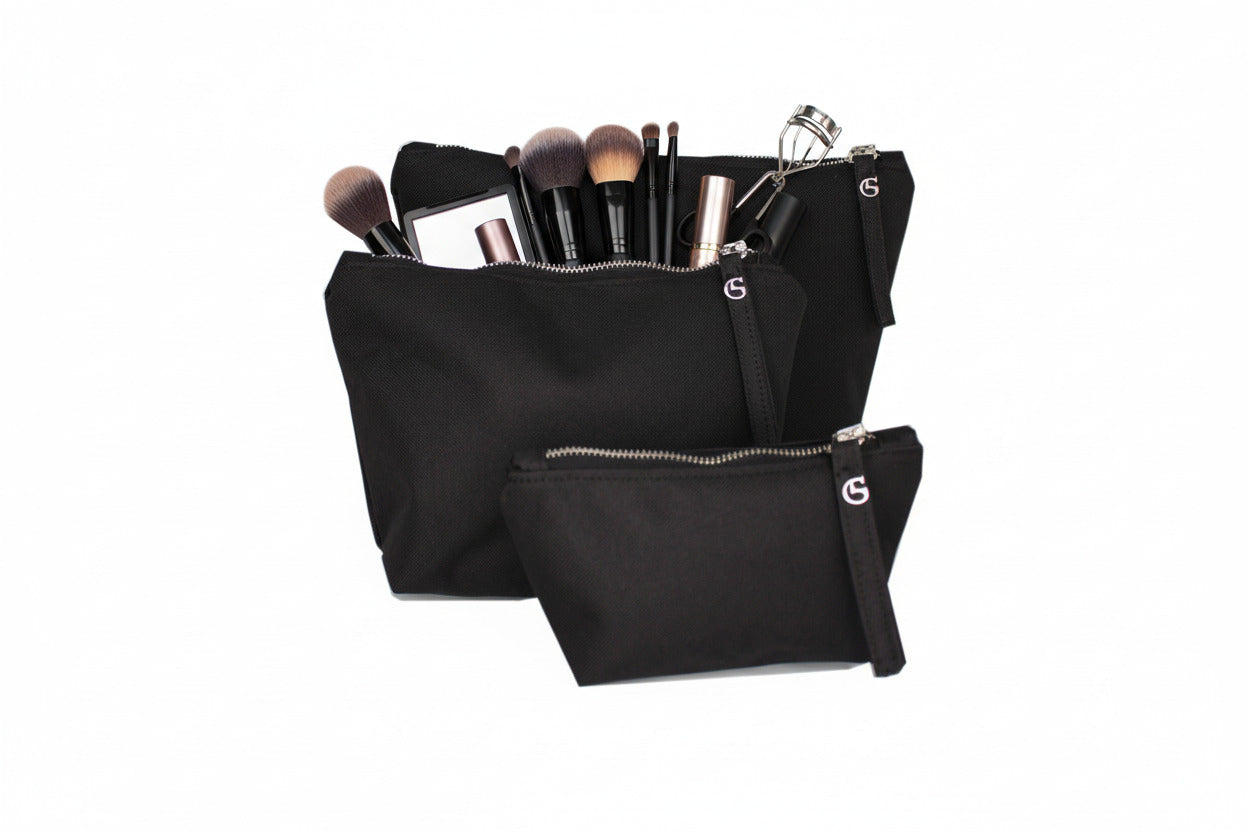 Nylon Taschen Ordner „Bag-in-Bag“ „Black“, Set
