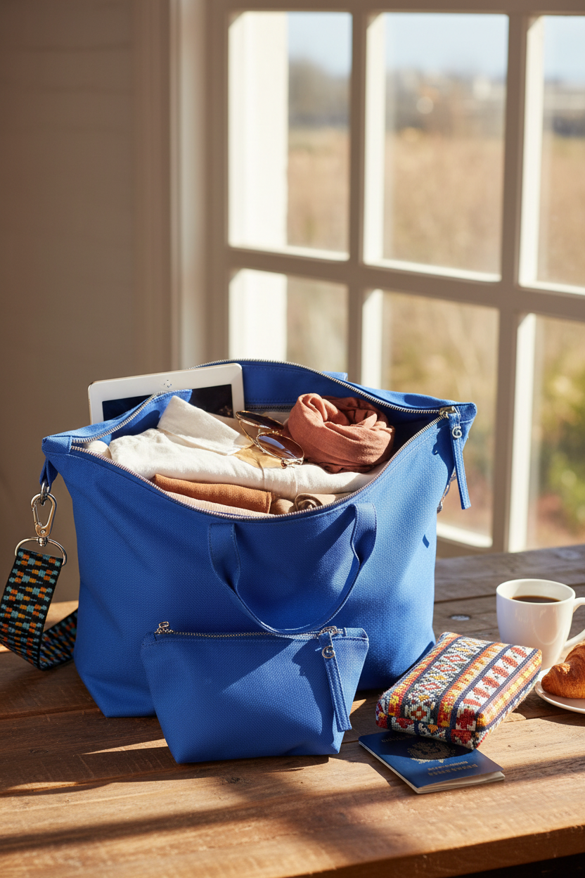 Bag-in-Bag Lightblue groß - Im Einsatz