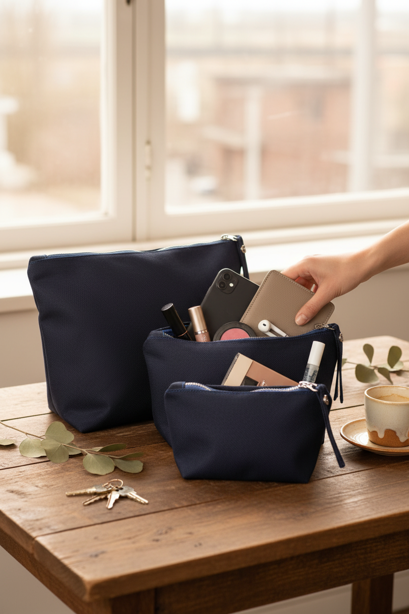 Bag-in-Bag Set Darkblue - Im Einsatz