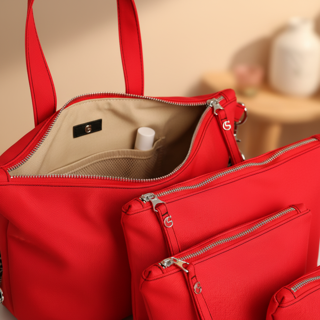 Bag-in-Bag Set Red - Details