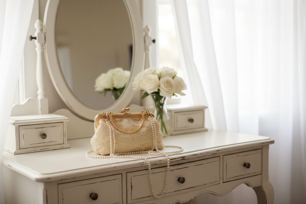 Elegante Vanity-Aufnahme