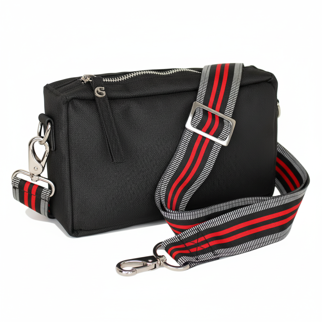 Nylon Bauchtasche Black - Korrigierte Details