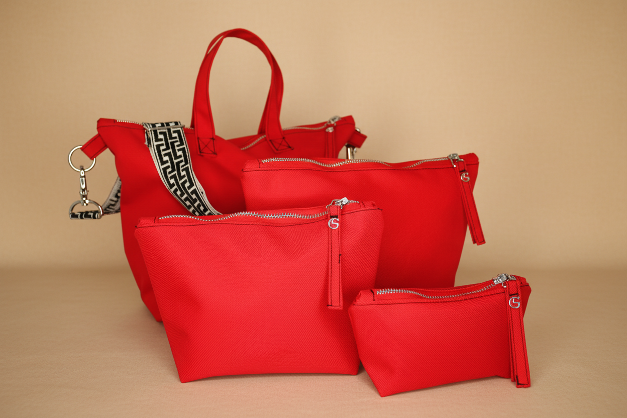 Rote Taschen - Neu gestaltet