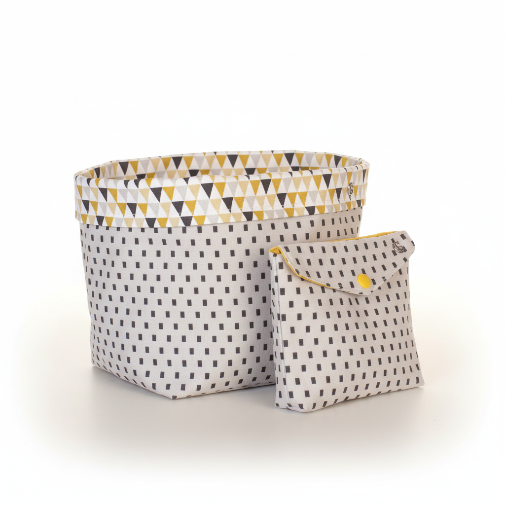 Utensilio Lisa Grau Rechtecke - Premium Details