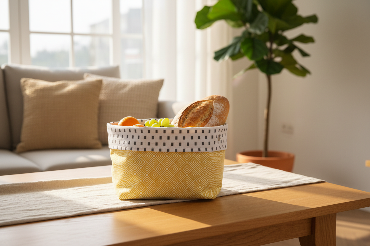Utensilio Lisa Ocker Rauten - Premium Lifestyle